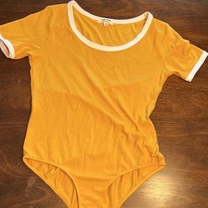 Mustard colored bodysuit 💛